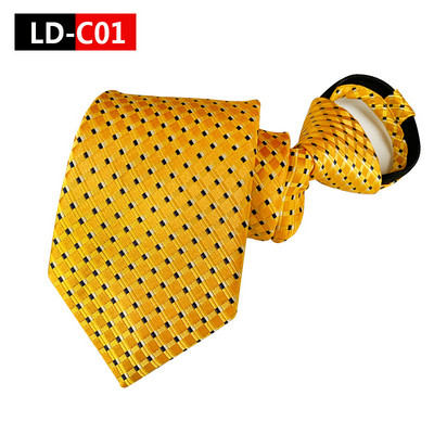 8 cm-es férfi divat lusta cipzáras előre megkötött nyakkendő Paisley virágos kockás csíkos pontok nyakkendők úri parti ruha esküvői nyakkendő