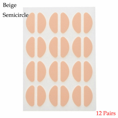 12 paari Unisexi pehmest vahtplastist ninapadjakesi Isekleepuvad prillide ninapadjad libisemisvastased prillide ninapadjad õhukesed ninapadjad prillidele