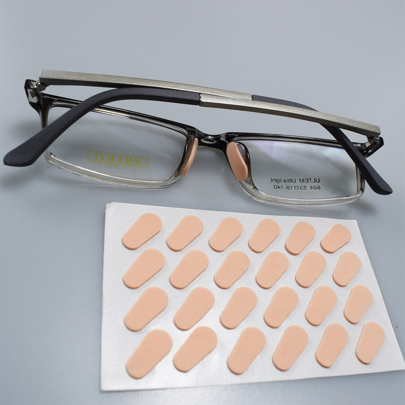 12 paari Unisexi pehmest vahtplastist ninapadjakesi Isekleepuvad prillide ninapadjad libisemisvastased prillide ninapadjad õhukesed ninapadjad prillidele