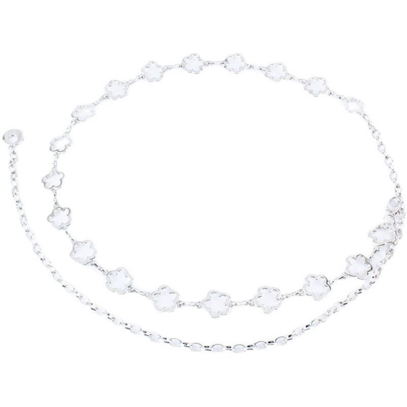 Fém Blets Női Egyszerű Vintage Ezüst Arany Hip Hop Tervező Divat Derék Lánc Dekorációs Ruha Női Szíj