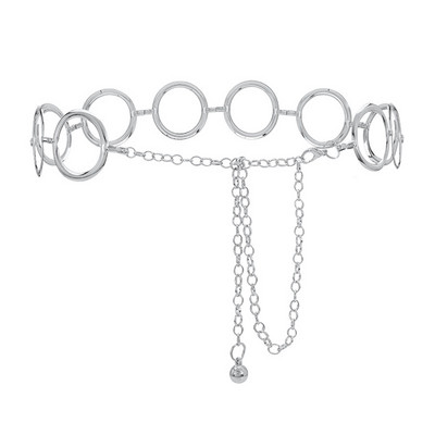 Elasztikus fém deréköv arany virágos levél alakú öv női tervezői ruhák sztreccs vékony pántos női állítható derékpánt