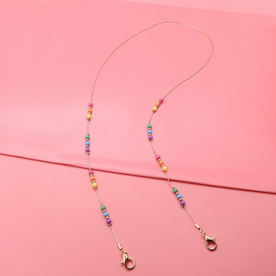 Divat akril akasztómaszk láncok nyaklánc színes gyerekek szemüvegek zsinór zsinór Diákmaszkok tartó kötélszíj lányoknak fiúknak