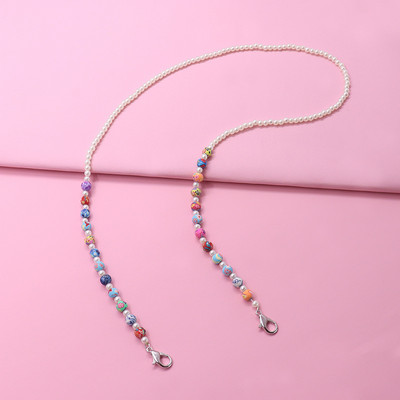 Divat akril akasztómaszk láncok nyaklánc színes gyerekek szemüvegek zsinór zsinór Diákmaszkok tartó kötélszíj lányoknak fiúknak