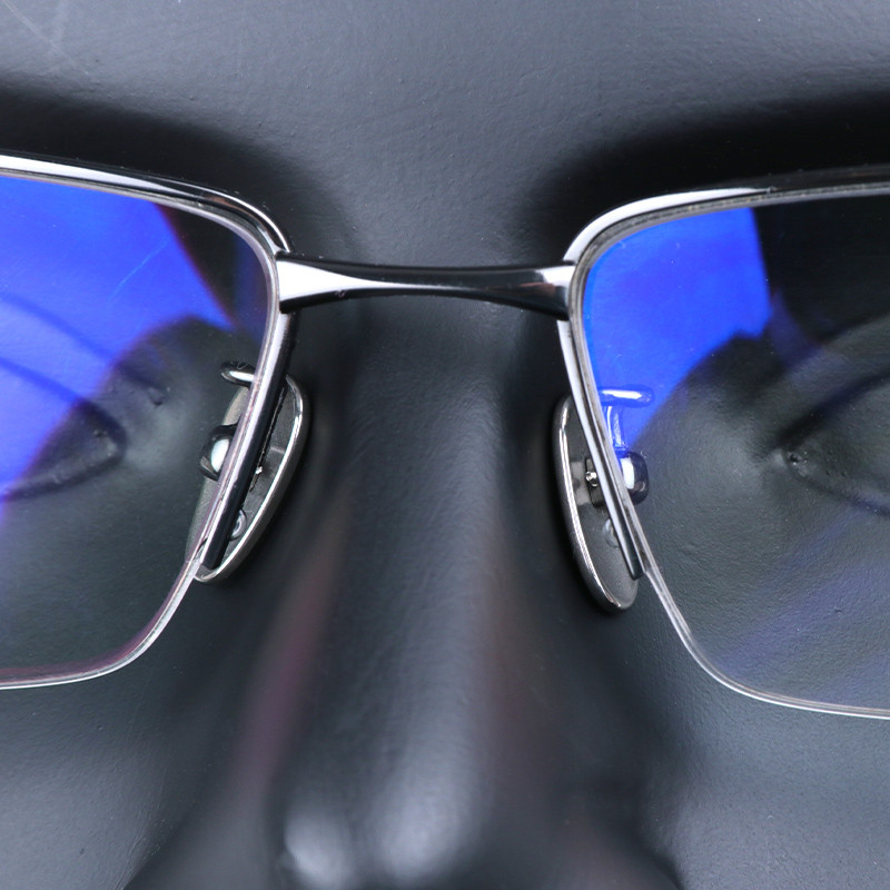 COLOUR_MAX titán orrpárnák, 12 mm-es vízcsepp-becsavarható szemüveg-orrpárnák