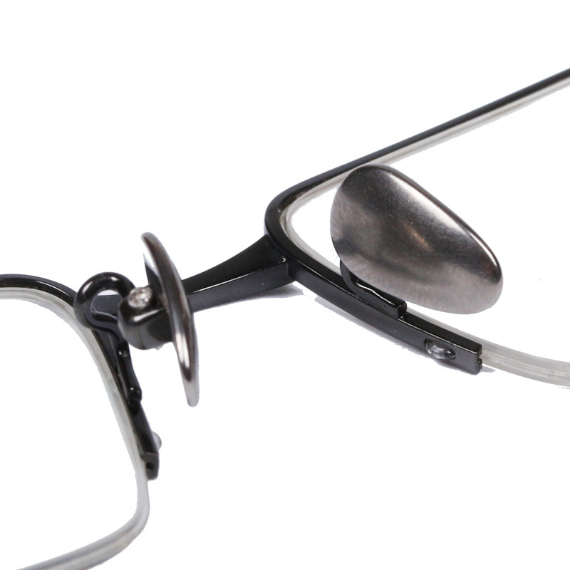 COLOUR_MAX titán orrpárnák, 12 mm-es vízcsepp-becsavarható szemüveg-orrpárnák