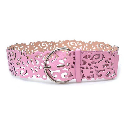 7 szín női nyakkendő széles üreges csatos pánt derékpánt deréköv