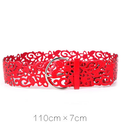 7 szín női nyakkendő széles üreges csatos pánt derékpánt deréköv