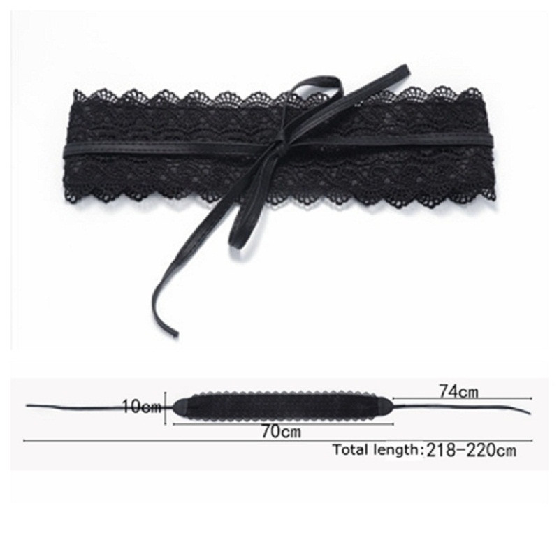 7 szín női nyakkendő széles üreges csatos pánt derékpánt deréköv