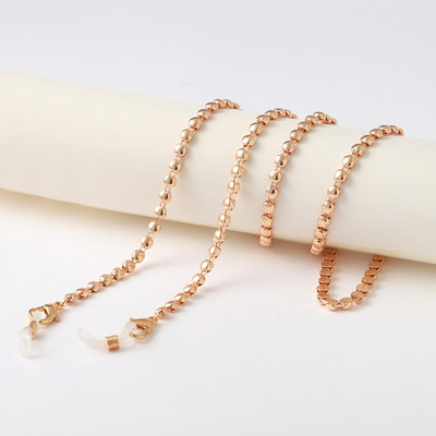 Divat Fém Szemüveglánc Arany Love Heart Napszemüveg Lánctartó Nyakpánt Arc-Maszk Zsinóros Szemüvegek Láncékszerek Női