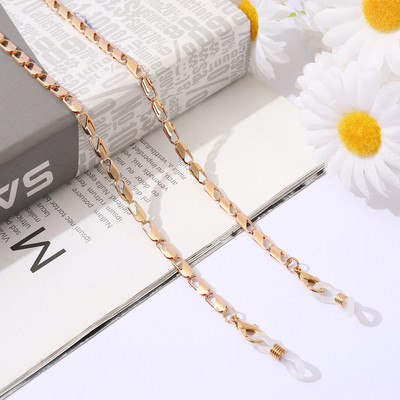 Divat Fém Szemüveglánc Arany Love Heart Napszemüveg Lánctartó Nyakpánt Arc-Maszk Zsinóros Szemüvegek Láncékszerek Női