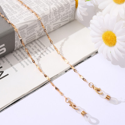 Divat Fém Szemüveglánc Arany Love Heart Napszemüveg Lánctartó Nyakpánt Arc-Maszk Zsinóros Szemüvegek Láncékszerek Női