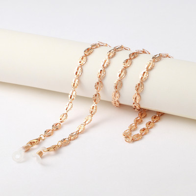 Divat Fém Szemüveglánc Arany Love Heart Napszemüveg Lánctartó Nyakpánt Arc-Maszk Zsinóros Szemüvegek Láncékszerek Női