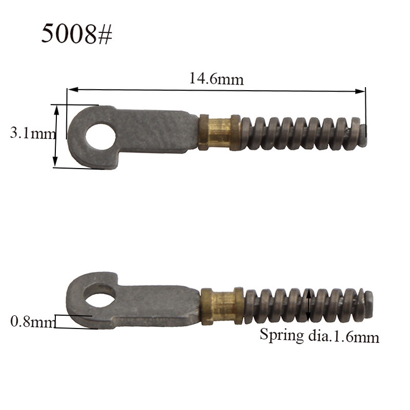 100 DB Szemüveg rugós betét Szemüvegszárak törött rugó cserealkatrész 5008W 5008