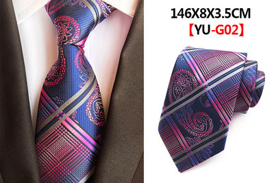 Divatos Jacquard selyem nyakkendő klasszikus csíkos kockás nyakkendő férfiaknak esküvői party üzleti 8 cm nyakkendő piros sárga fekete hivatalos nyakkendő