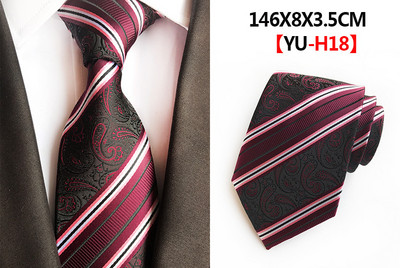 Divatos Jacquard selyem nyakkendő klasszikus csíkos kockás nyakkendő férfiaknak esküvői party üzleti 8 cm nyakkendő piros sárga fekete hivatalos nyakkendő
