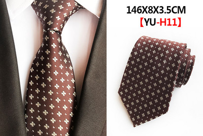 Divatos Jacquard selyem nyakkendő klasszikus csíkos kockás nyakkendő férfiaknak esküvői party üzleti 8 cm nyakkendő piros sárga fekete hivatalos nyakkendő