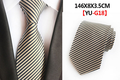 Divatos Jacquard selyem nyakkendő klasszikus csíkos kockás nyakkendő férfiaknak esküvői party üzleti 8 cm nyakkendő piros sárga fekete hivatalos nyakkendő