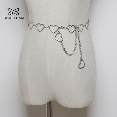 "Tassel" auksinis grandinės diržas moterims. Suknelių dizainerio prekės ženklo prabangus "Punk Fringe" sidabrinis juosmens diržas, moteriškas metalinis auksinis suknelių diržas 105