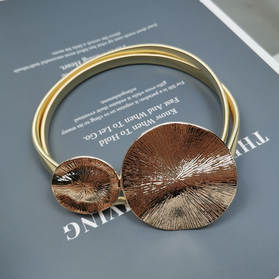 Elasztikus arany lánc öv női derék strassz övek női kiváló minőségű Easy Stretch strassz derékpánt gyöngy fém fűző