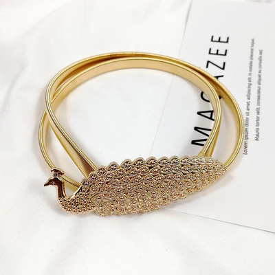 Elasztikus arany lánc öv női derék strassz övek női kiváló minőségű Easy Stretch strassz derékpánt gyöngy fém fűző