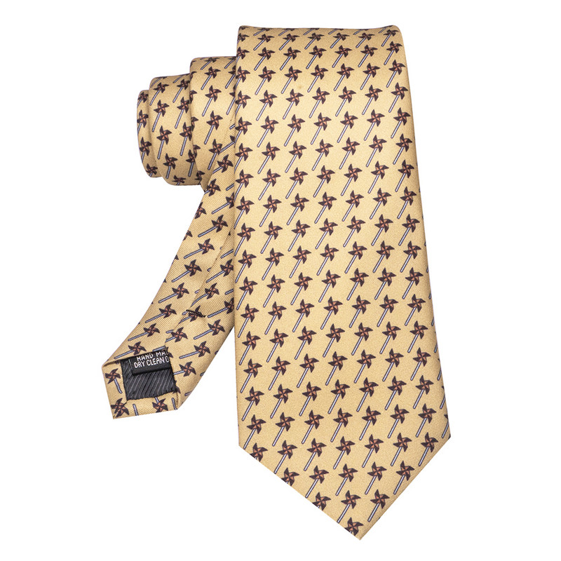Új divattervezés 8 cm-es nyomtatott mintás nyakkendő 100% selyem nyakkendő férfiaknak Üzleti esküvői party Gravatas Kiegészítők Ajándék