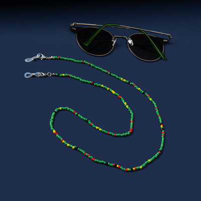 18 szín Divat Olvasószemüvegek Lánc Retro Gyöngyök Szemüveg Napszemüveg Szemüveg Zsinór Nyakpánt Zsinór Maszk Lánc Szemviselet