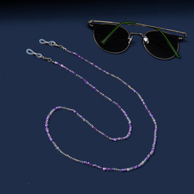 18 szín Divat Olvasószemüvegek Lánc Retro Gyöngyök Szemüveg Napszemüveg Szemüveg Zsinór Nyakpánt Zsinór Maszk Lánc Szemviselet