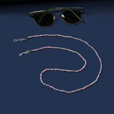 18 szín Divat Olvasószemüvegek Lánc Retro Gyöngyök Szemüveg Napszemüveg Szemüveg Zsinór Nyakpánt Zsinór Maszk Lánc Szemviselet