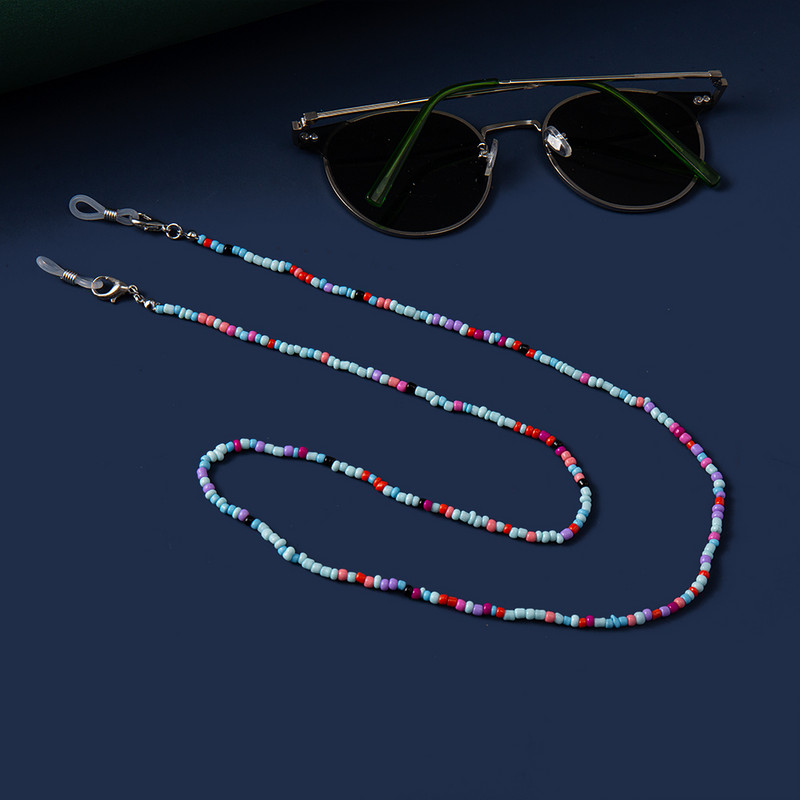 18 szín Divat Olvasószemüvegek Lánc Retro Gyöngyök Szemüveg Napszemüveg Szemüveg Zsinór Nyakpánt Zsinór Maszk Lánc Szemviselet