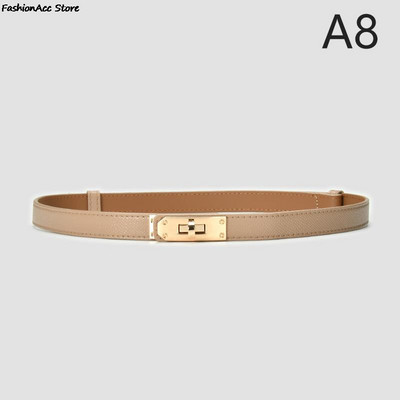 Odinis plonas diržas Moteriški madingi laisvalaikio aksesuarai Prabangaus dizaino juosta Gotikinė korėjietiška korsetas Reguliuojama metalinė sagtis