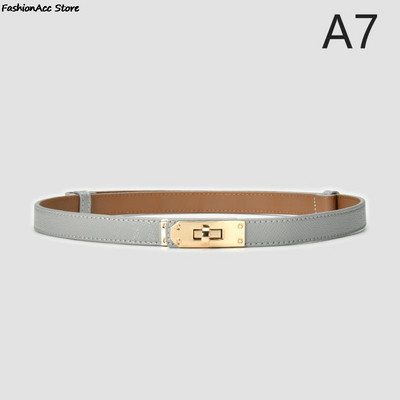 Odinis plonas diržas Moteriški madingi laisvalaikio aksesuarai Prabangaus dizaino juosta Gotikinė korėjietiška korsetas Reguliuojama metalinė sagtis