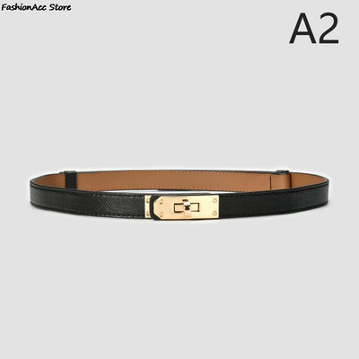 Odinis plonas diržas Moteriški madingi laisvalaikio aksesuarai Prabangaus dizaino juosta Gotikinė korėjietiška korsetas Reguliuojama metalinė sagtis