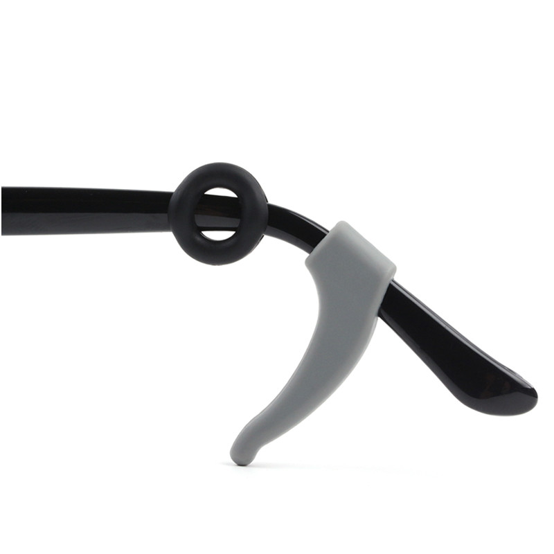 4 ζεύγη σιλικόνης αντιολισθητικό σετ αγκίστρων αυτιών Συγκρατητές γυαλιών οράσεως για γυαλιά ηλίου Γυαλιά ανάγνωσης Γυαλιά οράσεως Temple Συμβουλές για αθλήματα