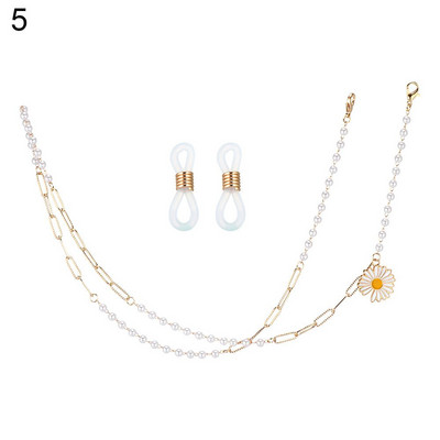 Fém pillangó kis százszorszép napszemüvegek szemüveglánc női hosszú lánc szemüveghez lánc tartó kötél nyakpánt zsinór