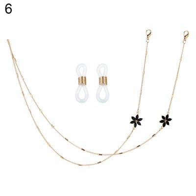 Fém pillangó kis százszorszép napszemüvegek szemüveglánc női hosszú lánc szemüveghez lánc tartó kötél nyakpánt zsinór