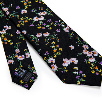 6,5 εκ. Casual Yourties Slim Floral Ανδρικές Γραβάτες Βαμβακερές γραβάτες Σετ τετράγωνα κλιπ τσέπης για ανδρικό πάρτι Αξεσουάρ γάμου Χονδρική