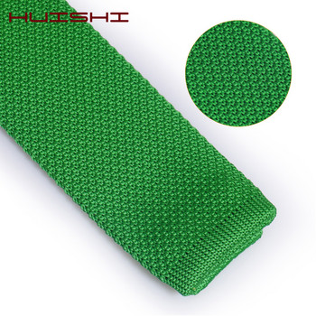 HUISHI Knit Tie Λεπτή Μόδα Πλεκτή Γραβάτα Ανδρική Μασίφ Μαύρη Λευκή Γκρι Μπλε Πλεκτή Γραβάτα 5,5 εκ. Skinny Ανδρική Γραβάτα