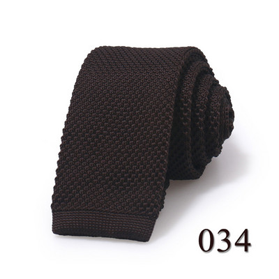 HUISHI kötött nyakkendő karcsú divat kötött nyakkendő férfiaknak tömör fekete fehér szürke kék bordó kötött nyakkendő 5,5 cm vékony férfi nyakkendő
