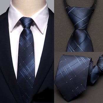 Ανδρική γραβάτα με φερμουάρ Lazy Ties Fashion 8cm Επαγγελματική Γραβάτα για Άνδρα Αδύνατη Στενό Φόρεμα Νυμφίου Νυφική Γραβάτα Δώρο