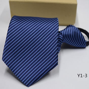 Ανδρική γραβάτα με φερμουάρ Lazy Ties Fashion 8cm Επαγγελματική Γραβάτα για Άνδρα Αδύνατη Στενό Φόρεμα Νυμφίου Νυφική Γραβάτα Δώρο