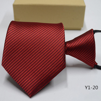 Meeste Tõmblukk Lips Laisad Lipsud Moodsad 8cm Ärikaelaside mehele Kõhn, õhuke, kitsas peigmehe peokleit pulmakaelaside kingitus