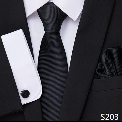 Luxus, kiváló minőségű selyem nyakkendő Hanky zseb négyzetek mandzsettagomb készlet csokornyakkendő nyakkendő doboz Geometrikus rózsaszín ruházati kiegészítők