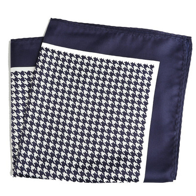 Mans Pocket Square Hanky nagy méretű 33*33 cm nyomtatás Paisley Patchwork Houndstooth zsebkendő férfi öltöny esküvői partira