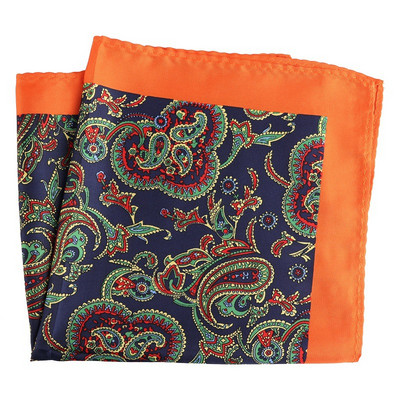 Mans Pocket Square Hanky nagy méretű 33*33 cm nyomtatás Paisley Patchwork Houndstooth zsebkendő férfi öltöny esküvői partira