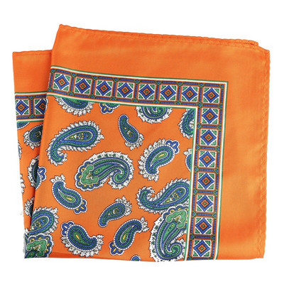 Mans Pocket Square Hanky nagy méretű 33*33 cm nyomtatás Paisley Patchwork Houndstooth zsebkendő férfi öltöny esküvői partira