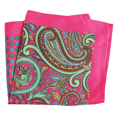 Mans Pocket Square Hanky nagy méretű 33*33 cm nyomtatás Paisley Patchwork Houndstooth zsebkendő férfi öltöny esküvői partira