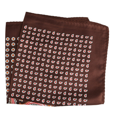 Mans Pocket Square Hanky nagy méretű 33*33 cm nyomtatás Paisley Patchwork Houndstooth zsebkendő férfi öltöny esküvői partira