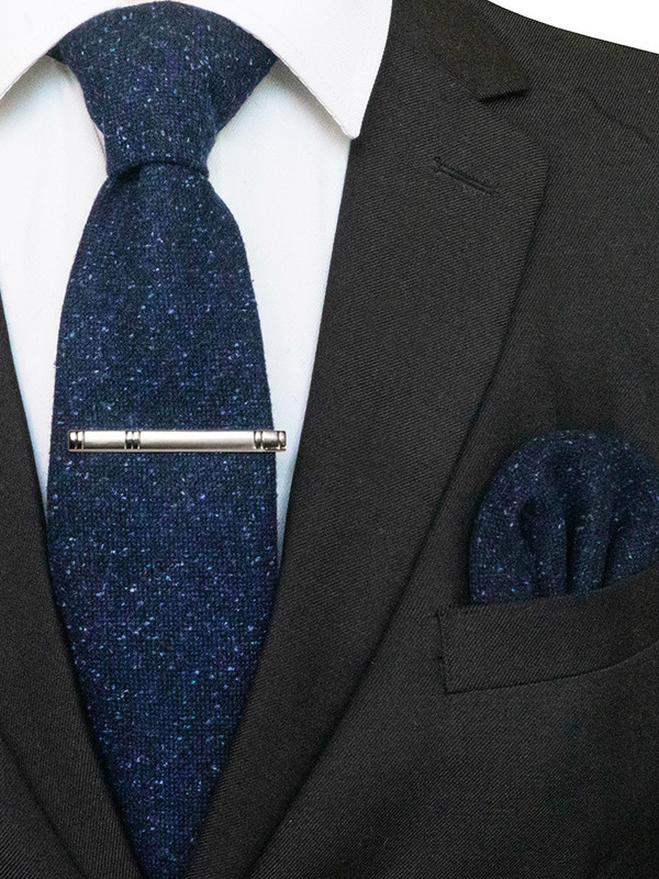 JEMYGINS egyszínű kasmír gyapjú nyakkendő és négyszögletes zsebkendős nyakkendőcsipesz készletek férfiaknak, napi nyakkendő kiegészítők, ajándékok