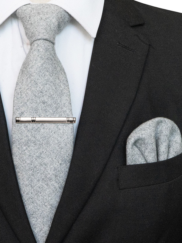 JEMYGINS egyszínű kasmír gyapjú nyakkendő és négyszögletes zsebkendős nyakkendőcsipesz készletek férfiaknak, napi nyakkendő kiegészítők, ajándékok