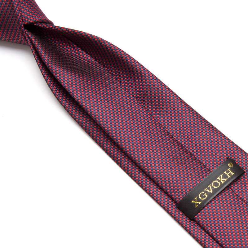 Férfi nyakkendő Formális üzleti vestidos esküvő Klasszikus csíkos rács 8cm corbatas divatos ing ruha kiegészítők